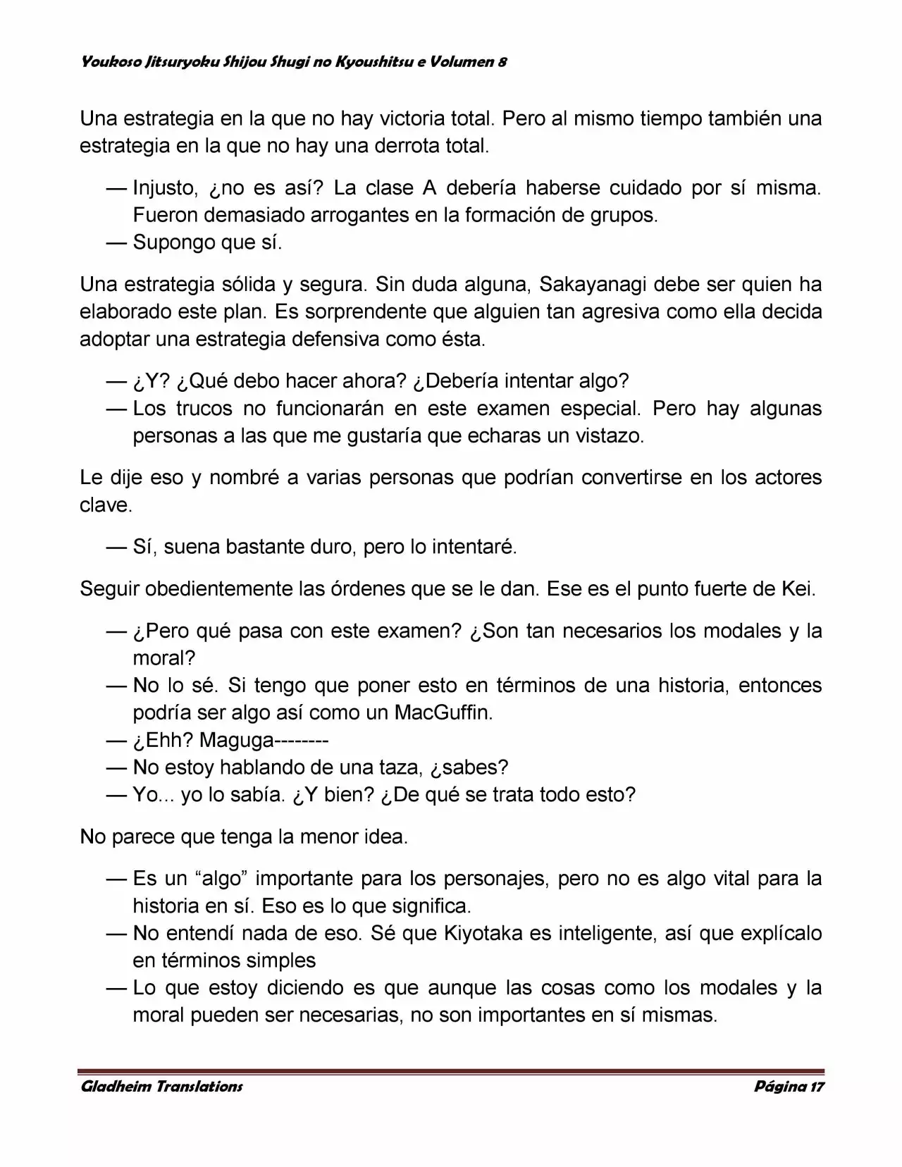 Página 17 del Manga