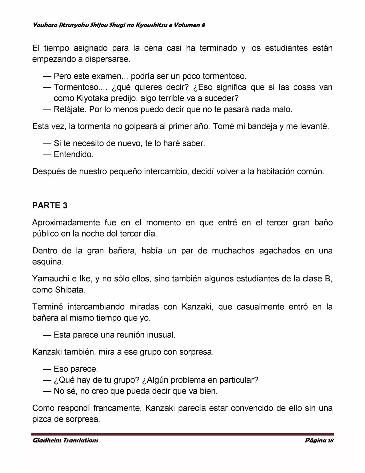 Página 18 del Manga