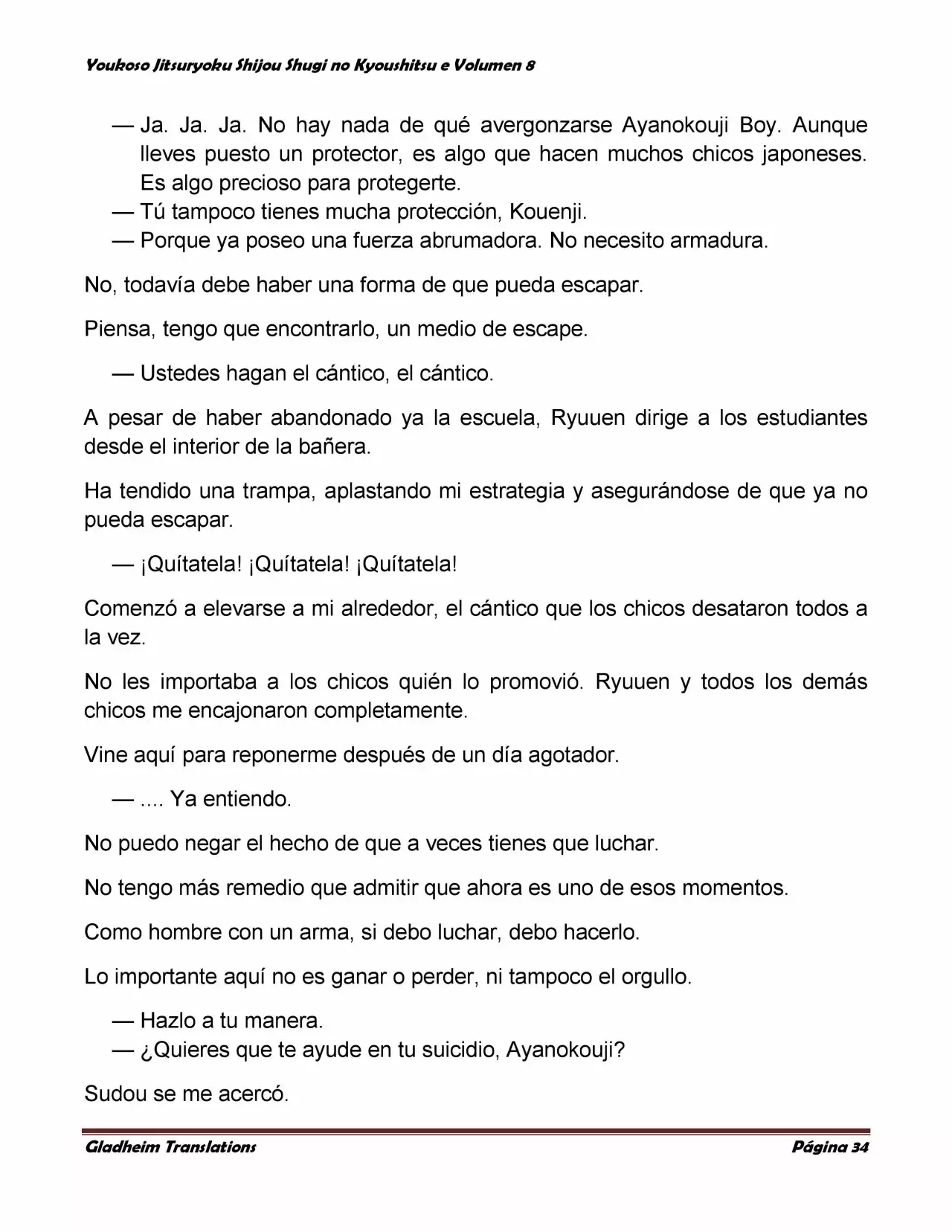 Página 34 del Manga