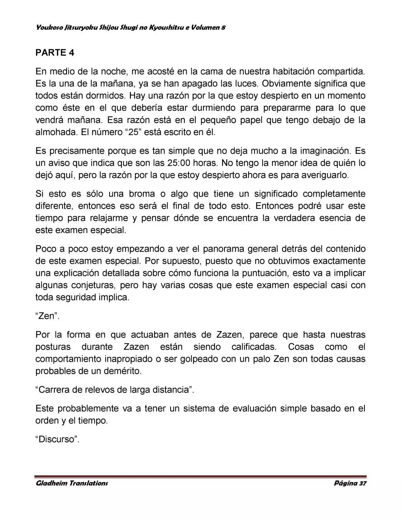 Página 37 del Manga