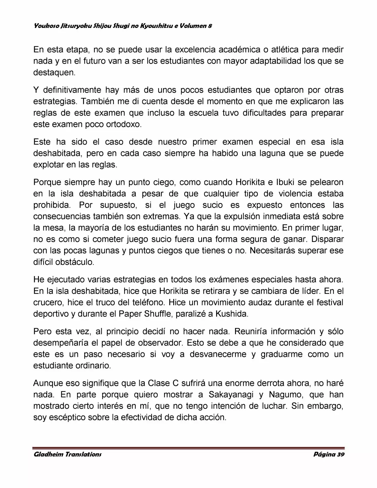 Página 39 del Manga