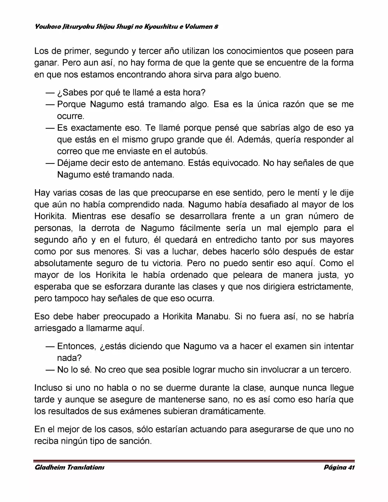 Página 41 del Manga