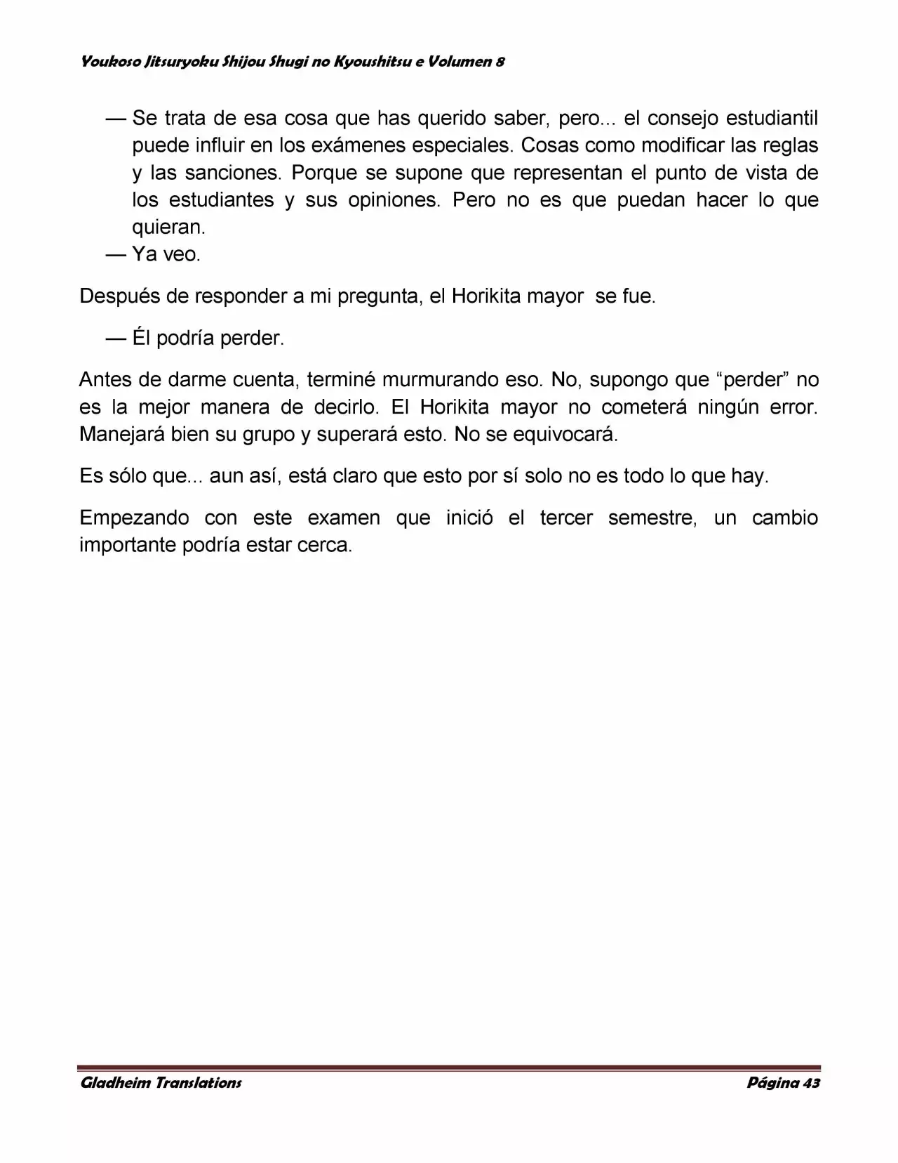 Página 43 del Manga