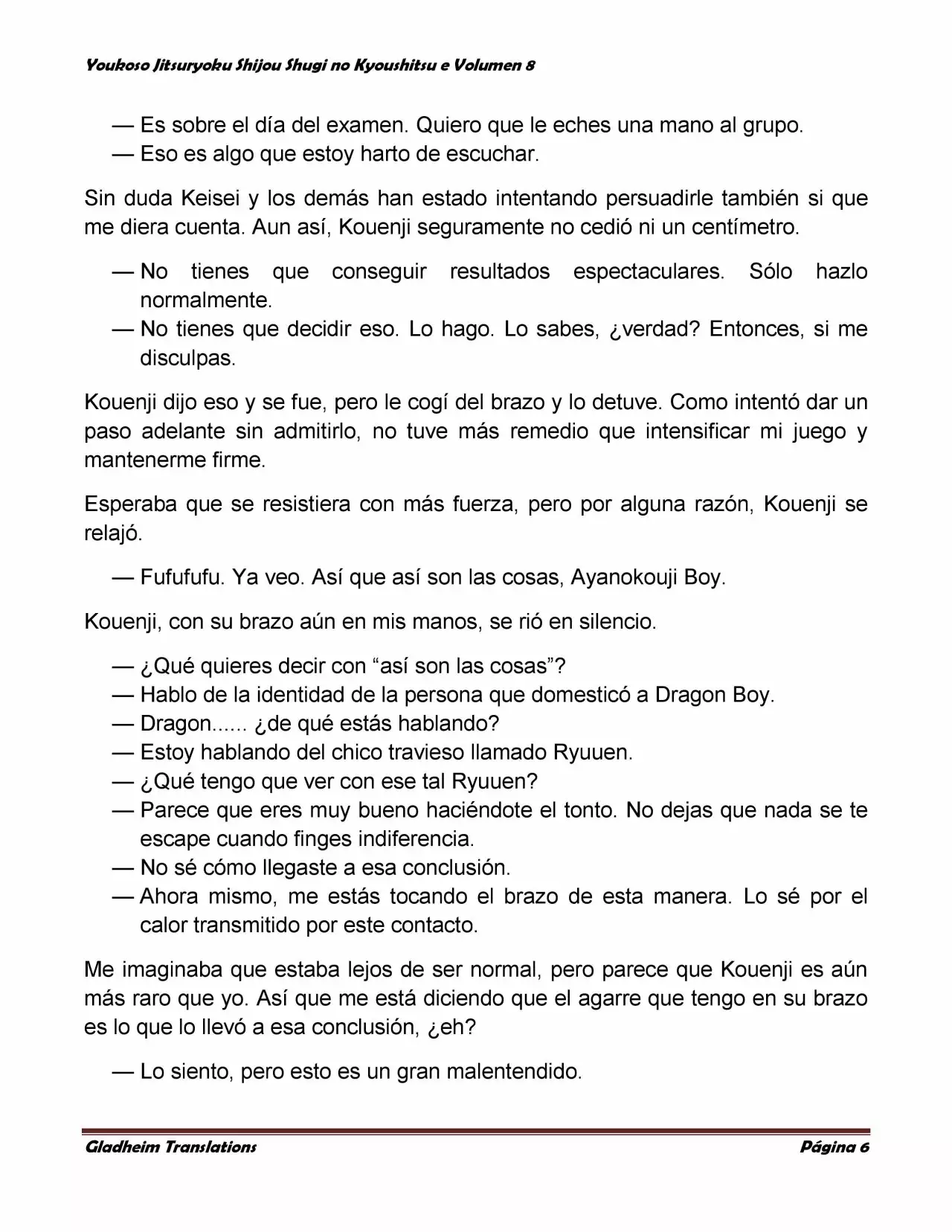 Página 6 del Manga