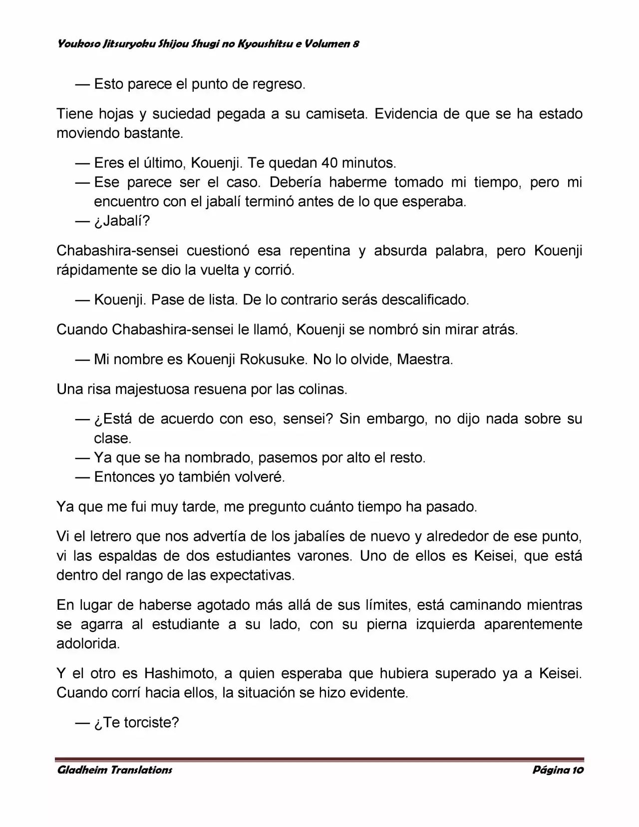 Página 10 del Manga