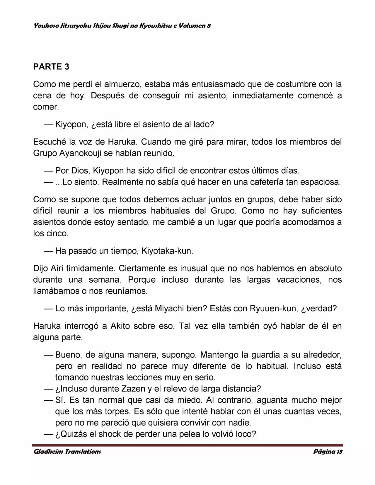 Página 13 del Manga