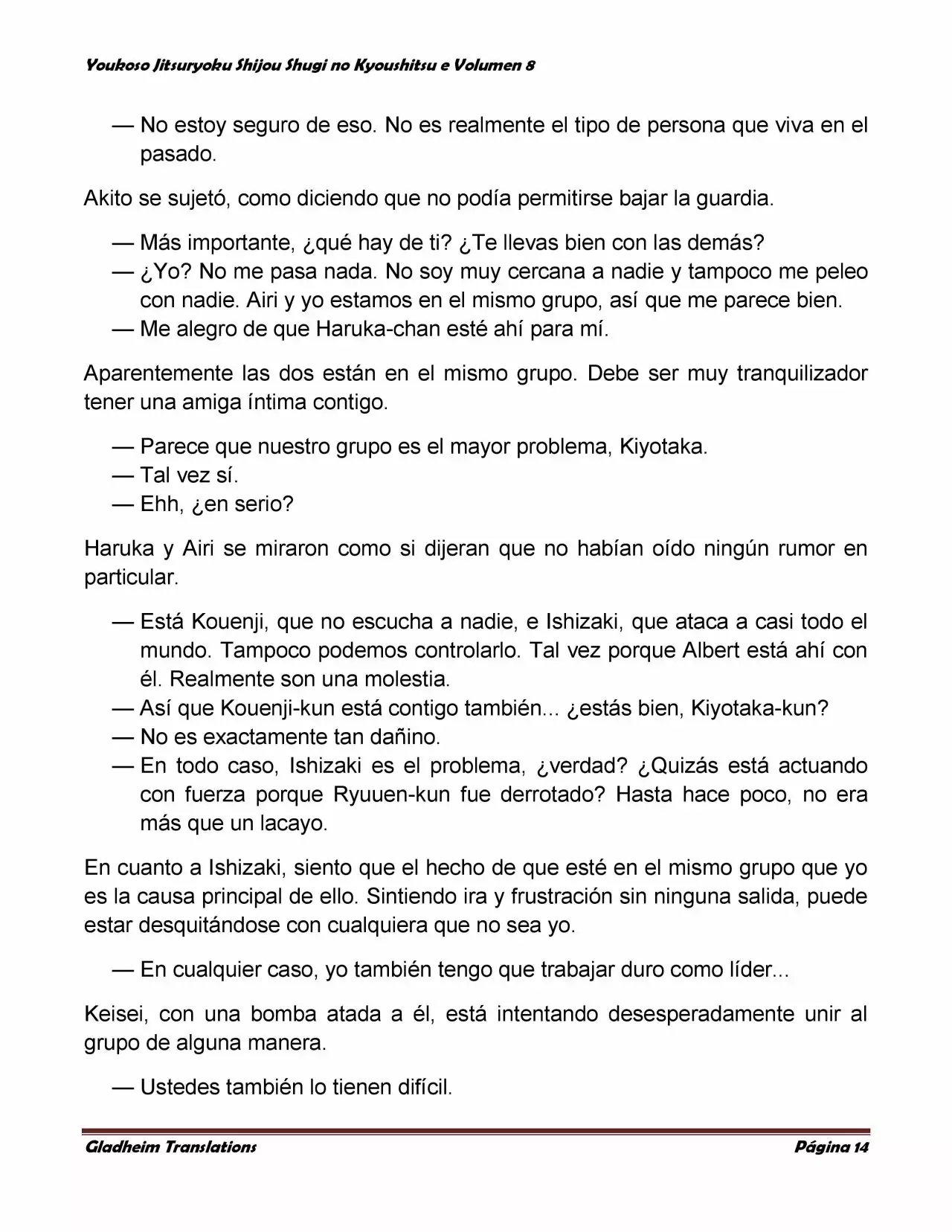 Página 14 del Manga