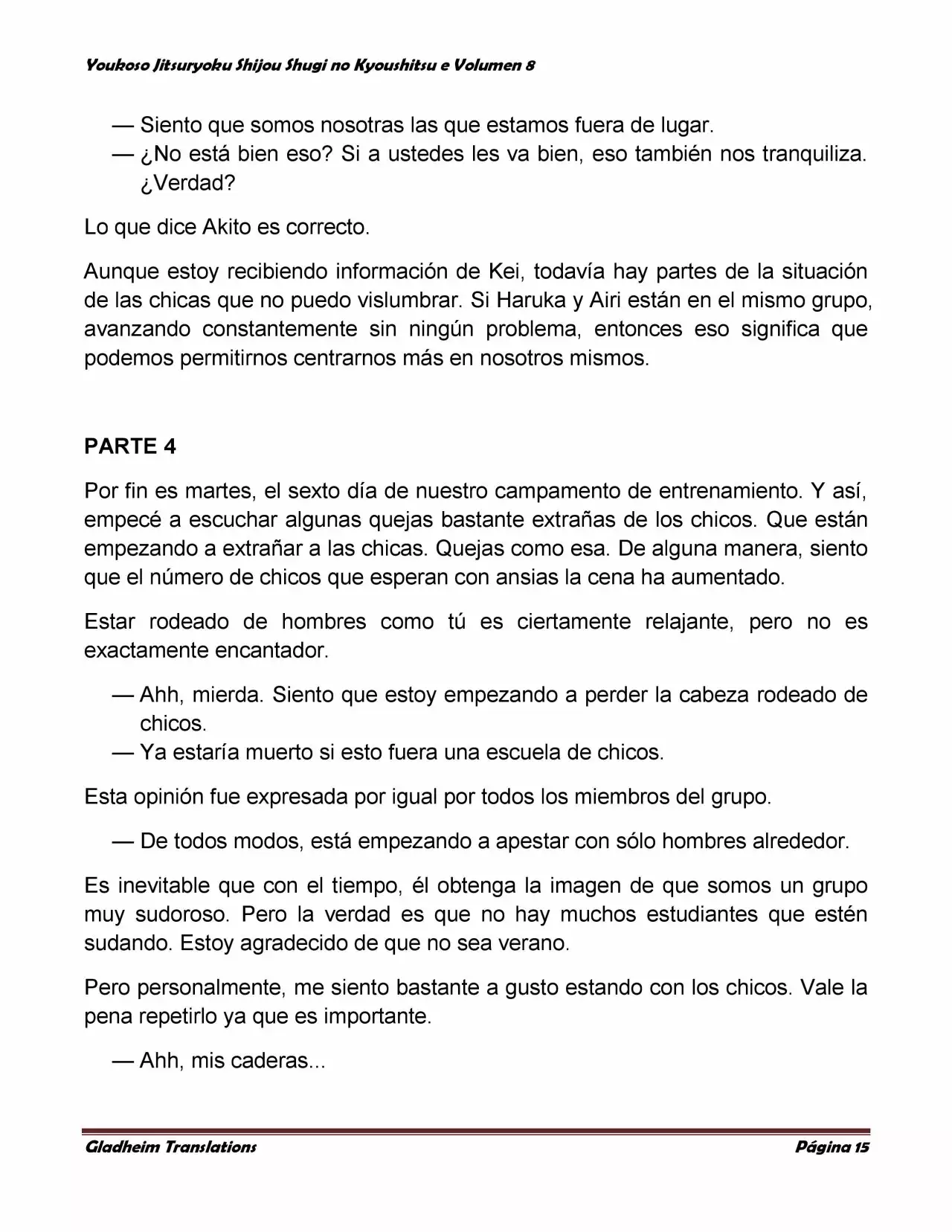 Página 15 del Manga