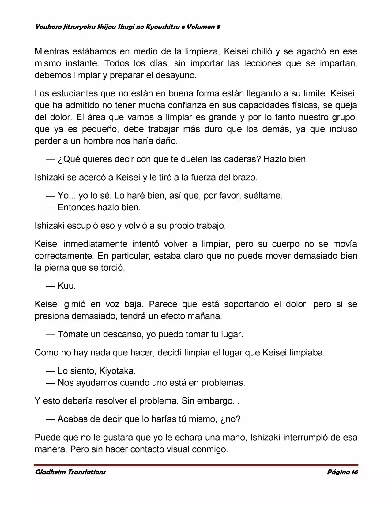 Página 16 del Manga