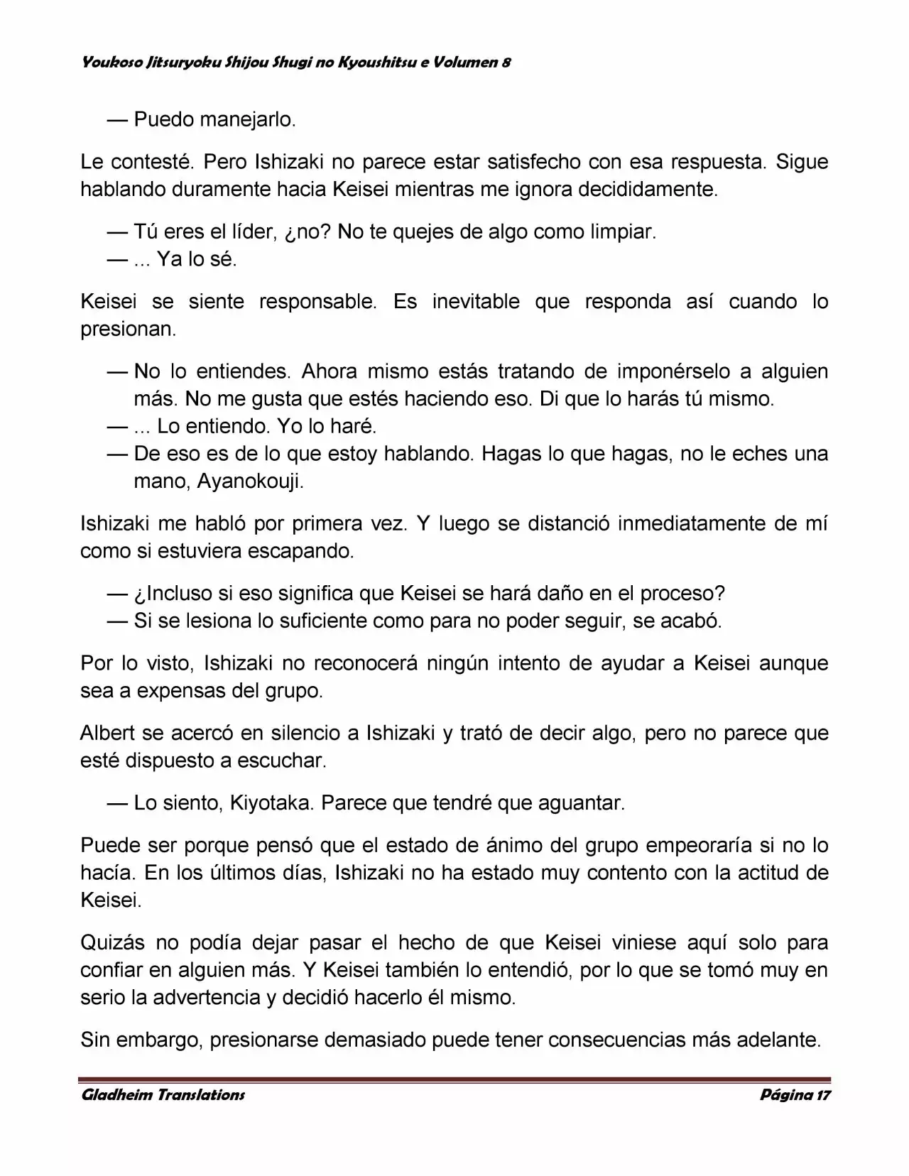 Página 17 del Manga