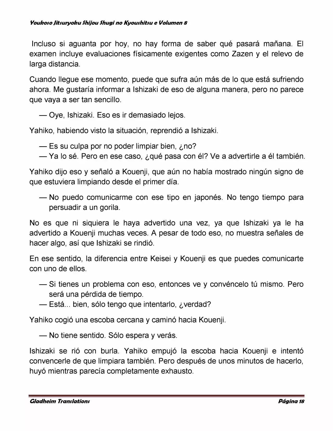 Página 18 del Manga