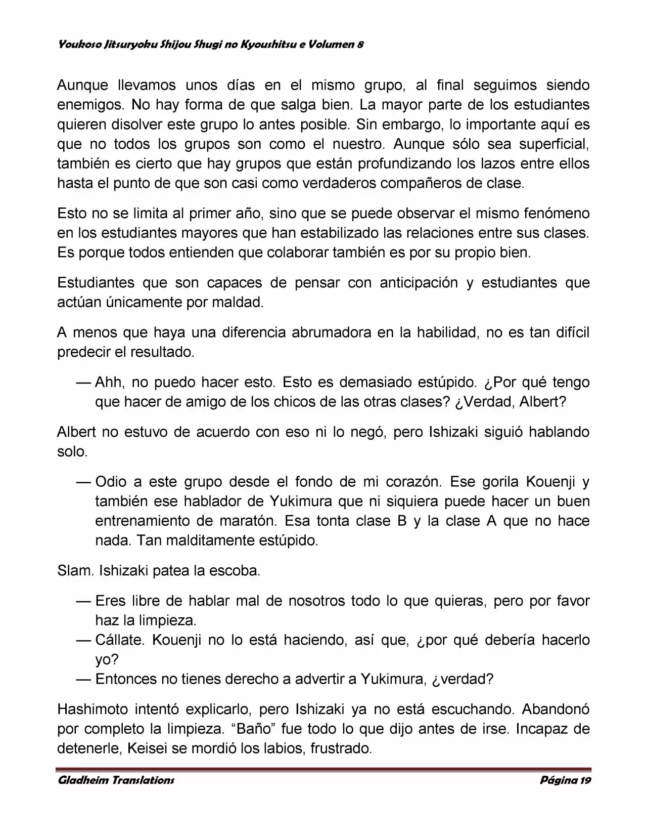 Página 19 del Manga