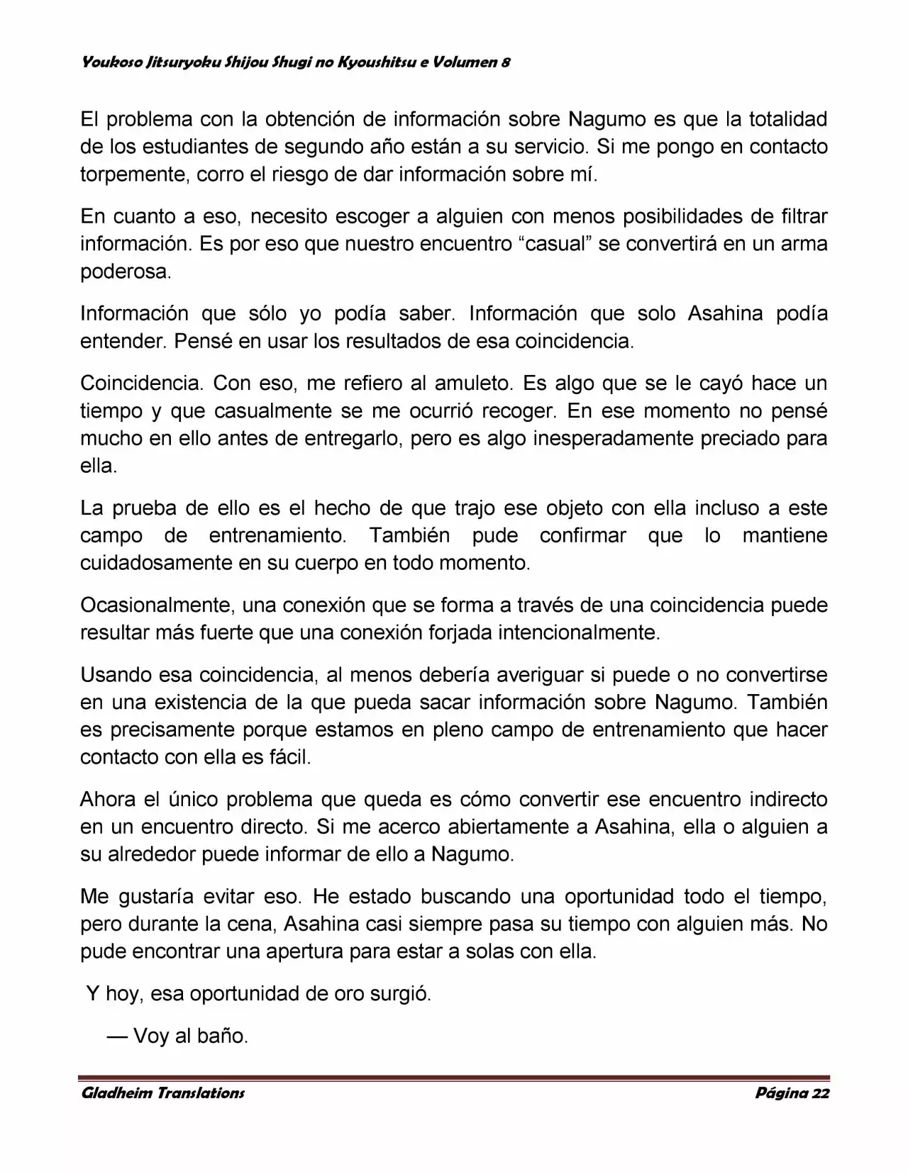 Página 22 del Manga