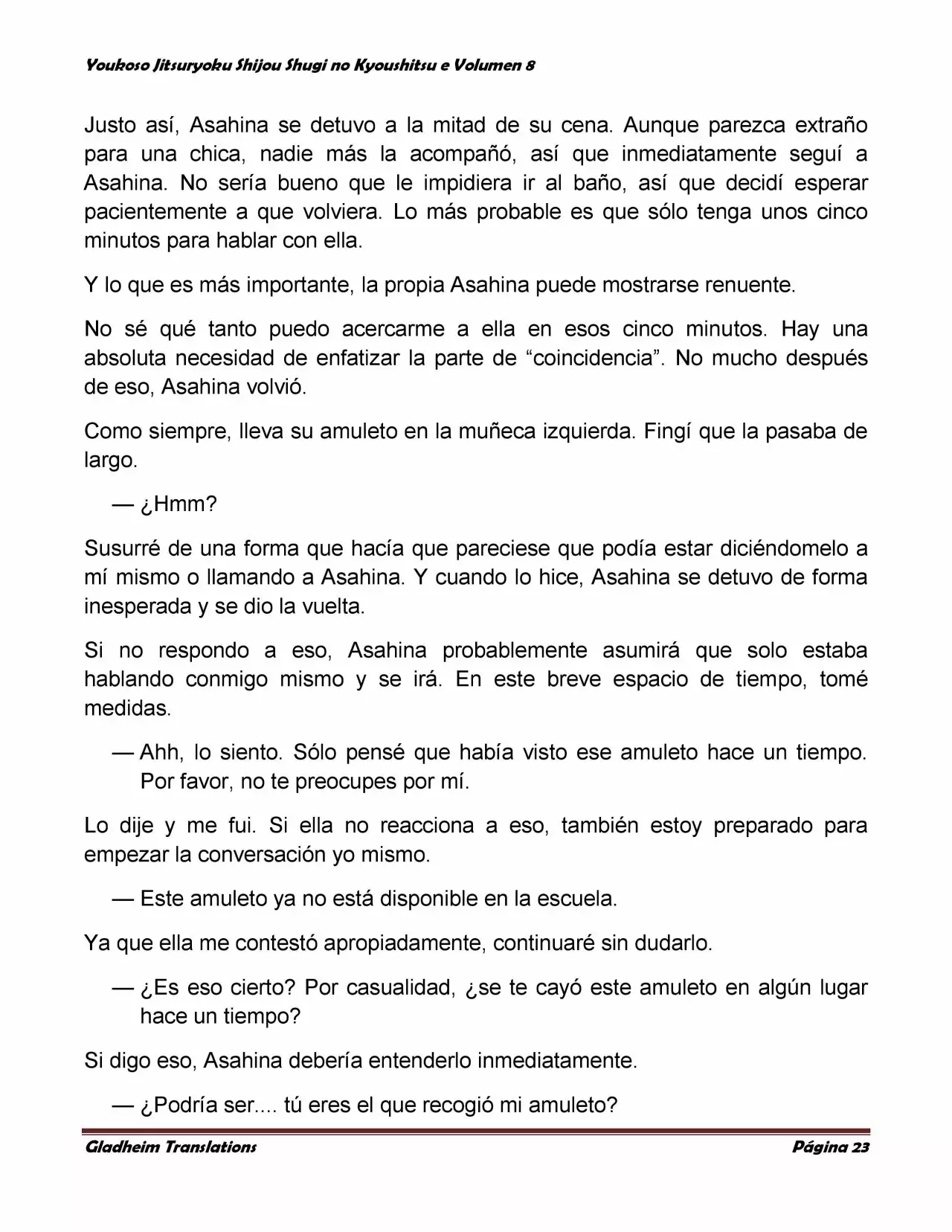 Página 23 del Manga