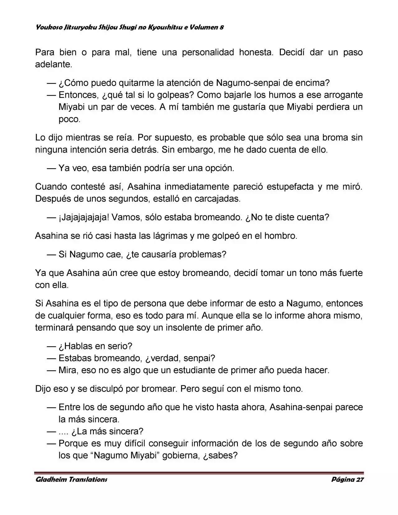 Página 27 del Manga