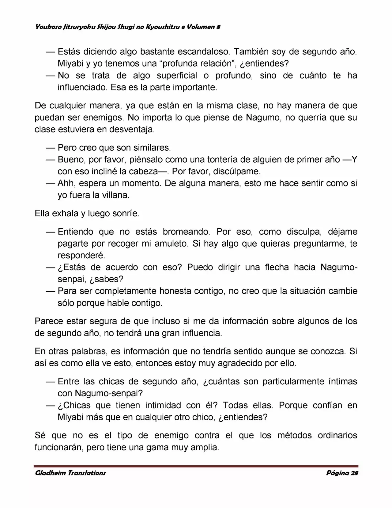 Página 28 del Manga