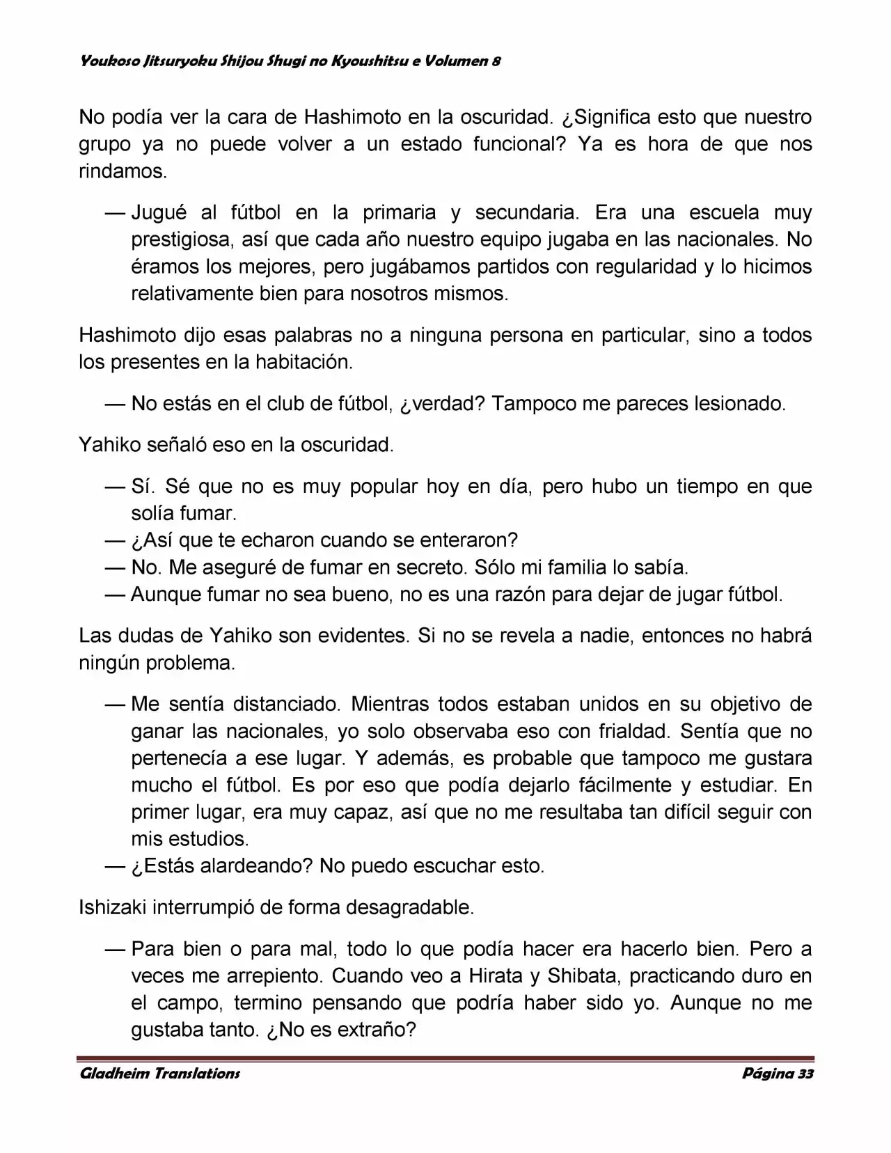 Página 33 del Manga