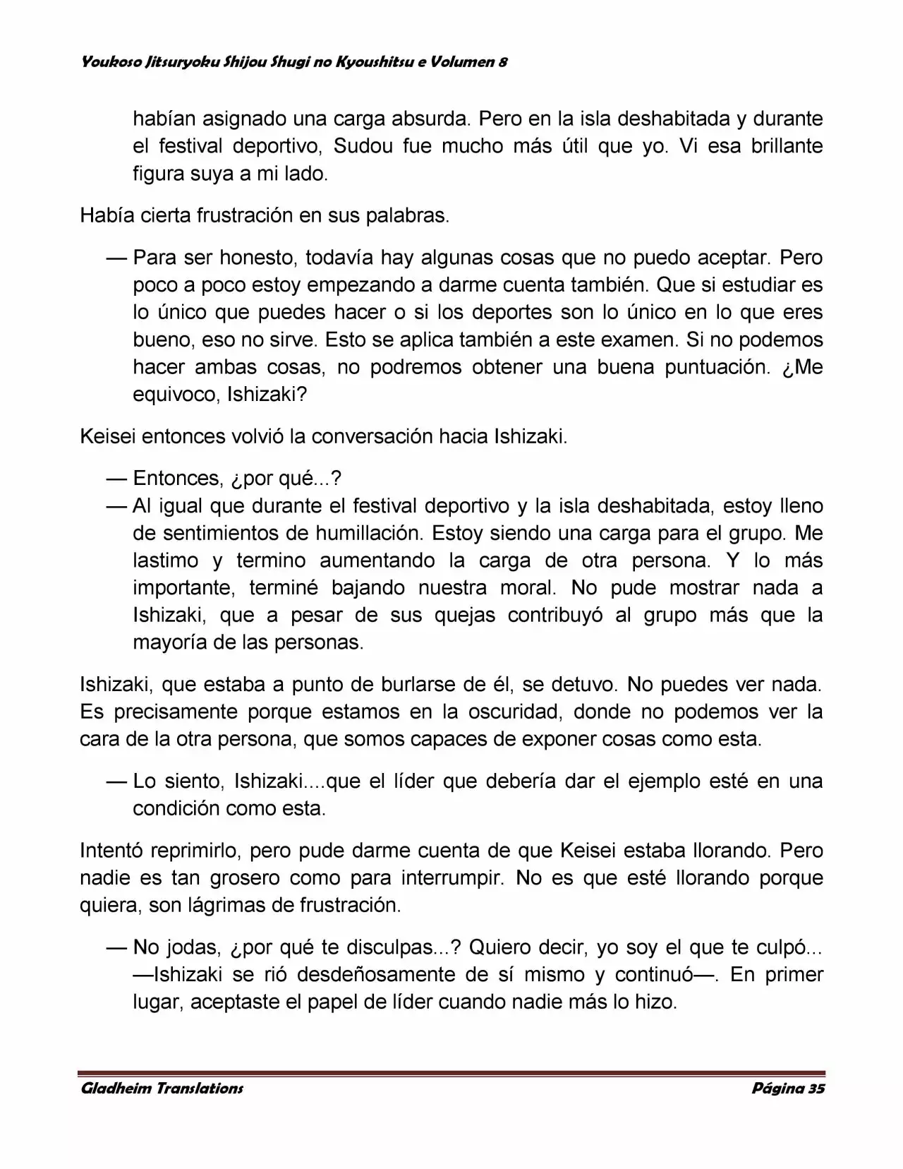 Página 35 del Manga