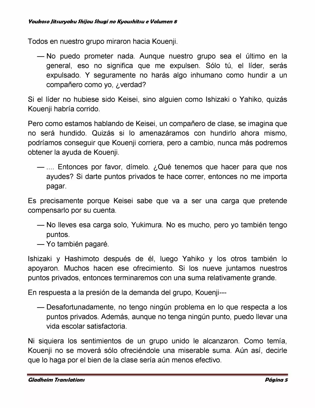 Página 5 del Manga