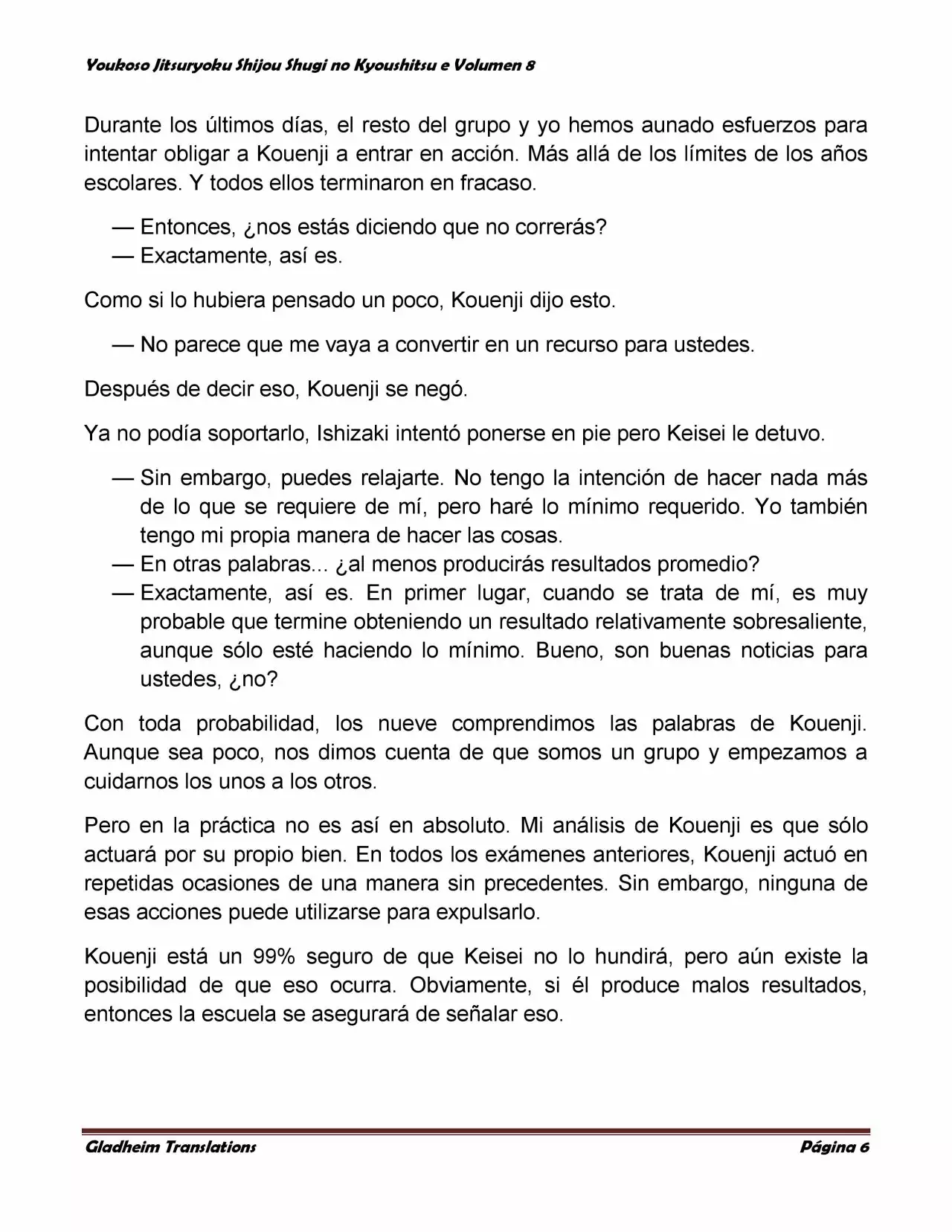 Página 6 del Manga
