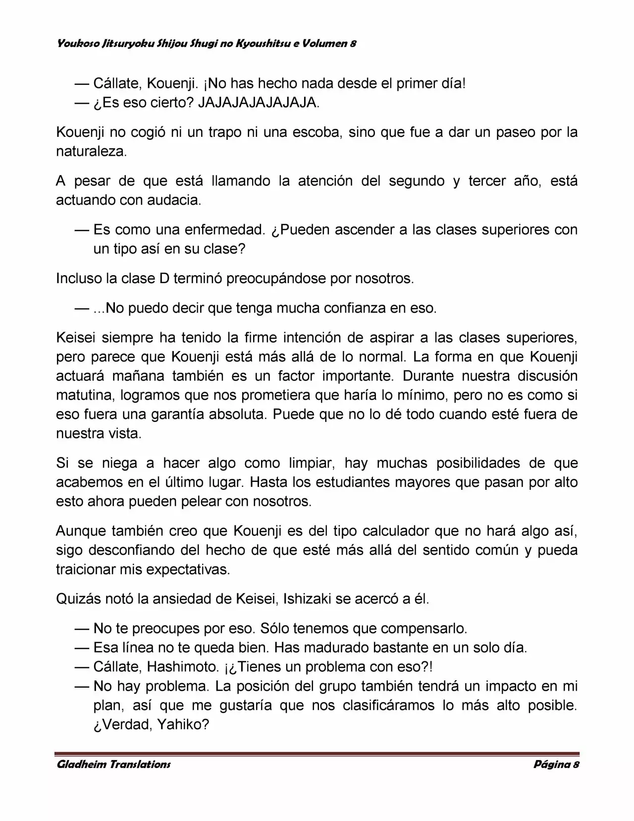 Página 8 del Manga