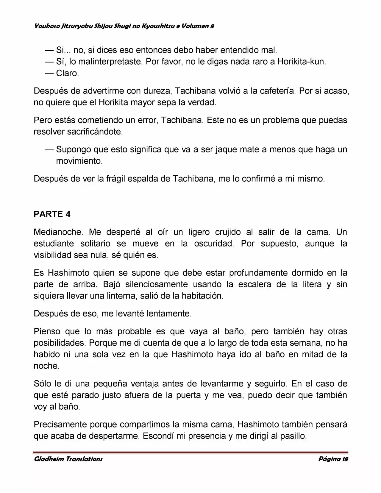 Página 18 del Manga