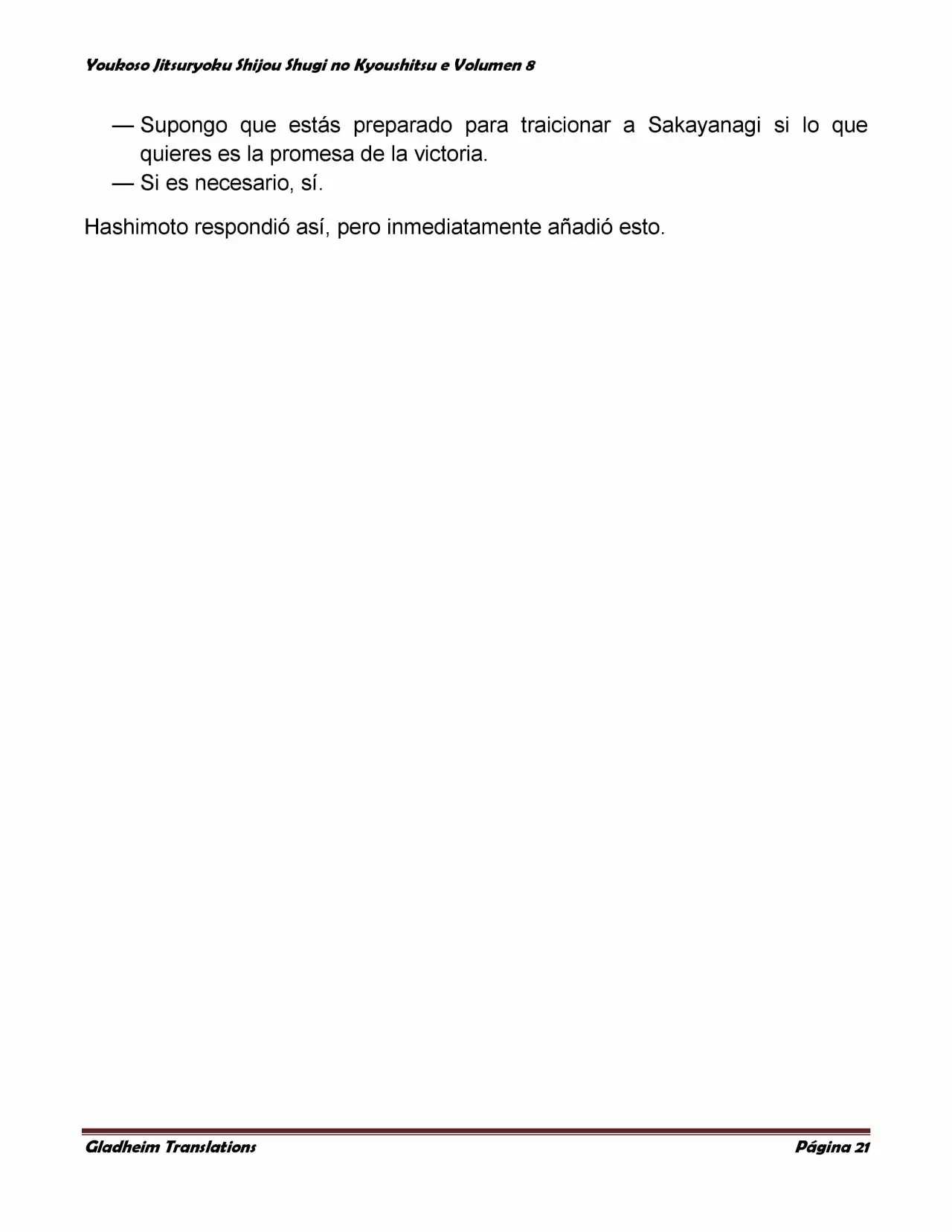 Página 21 del Manga