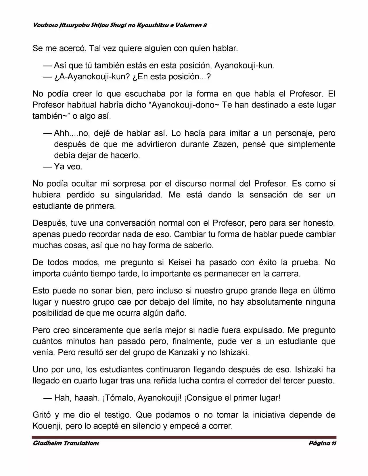 Página 11 del Manga