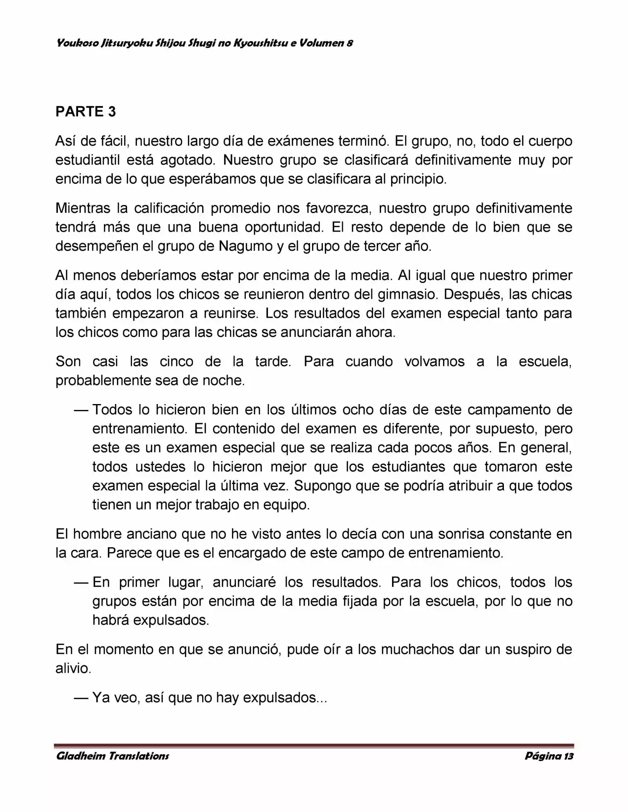 Página 13 del Manga