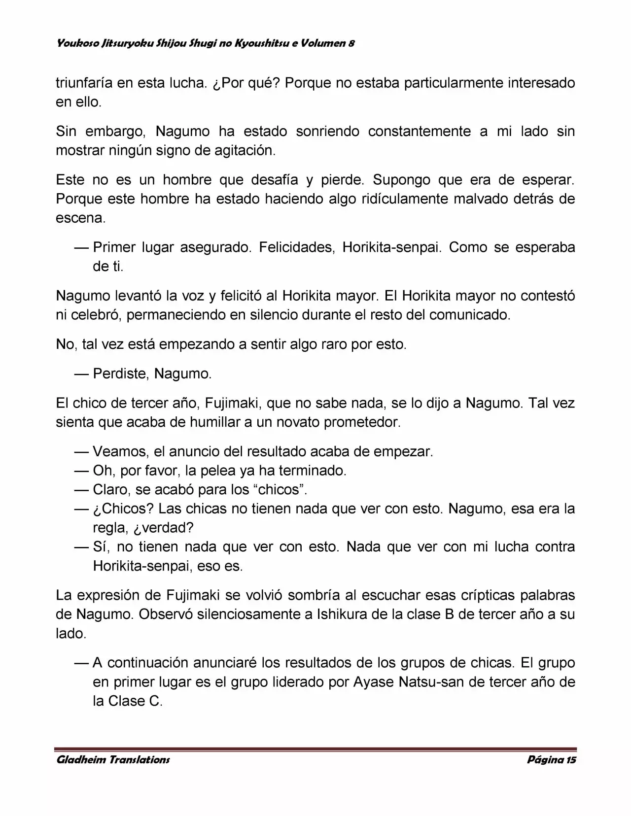 Página 15 del Manga