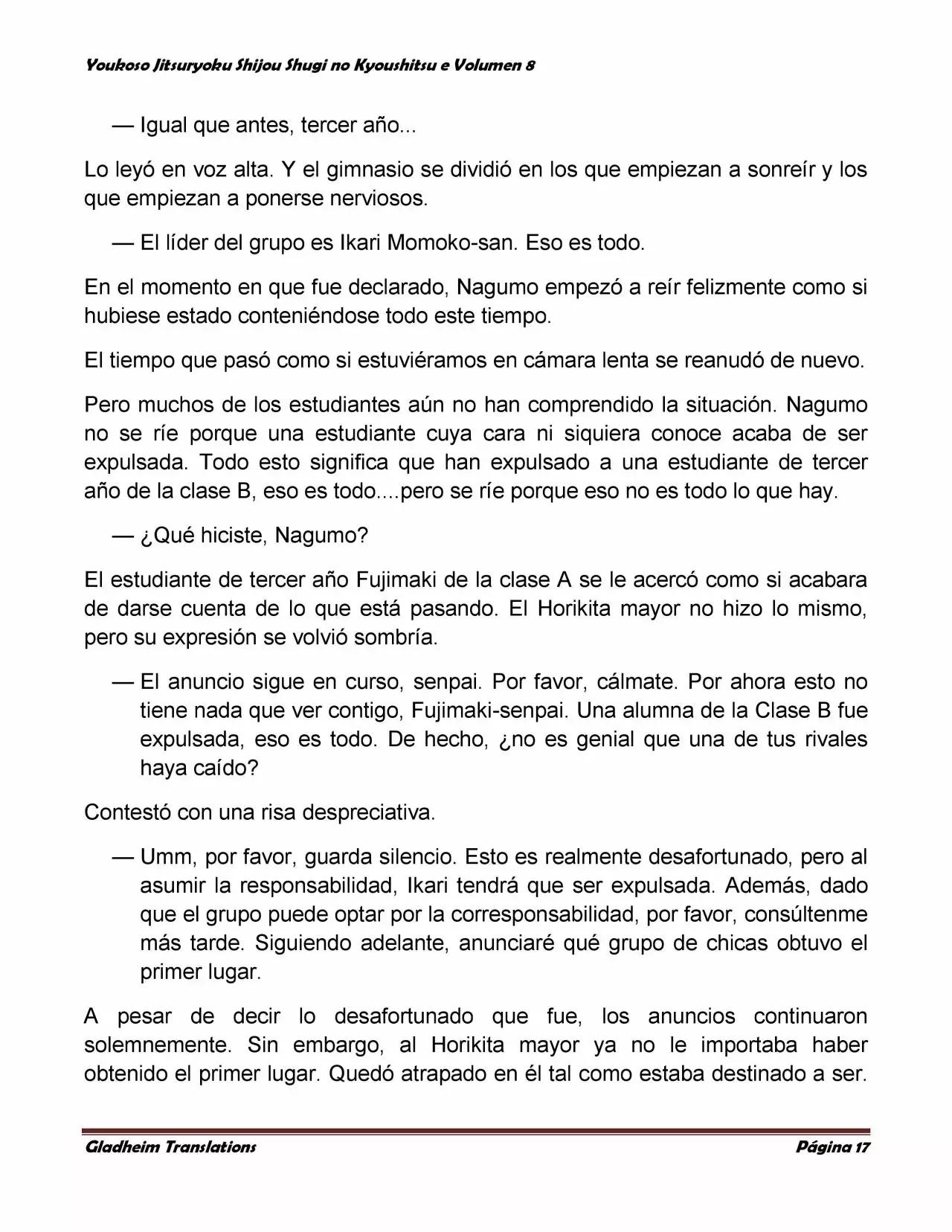 Página 17 del Manga