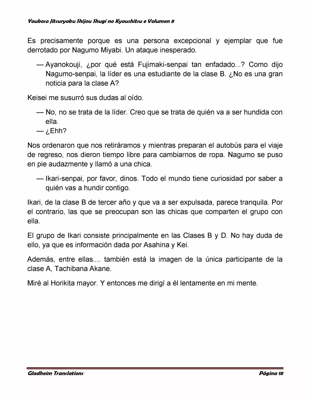 Página 18 del Manga