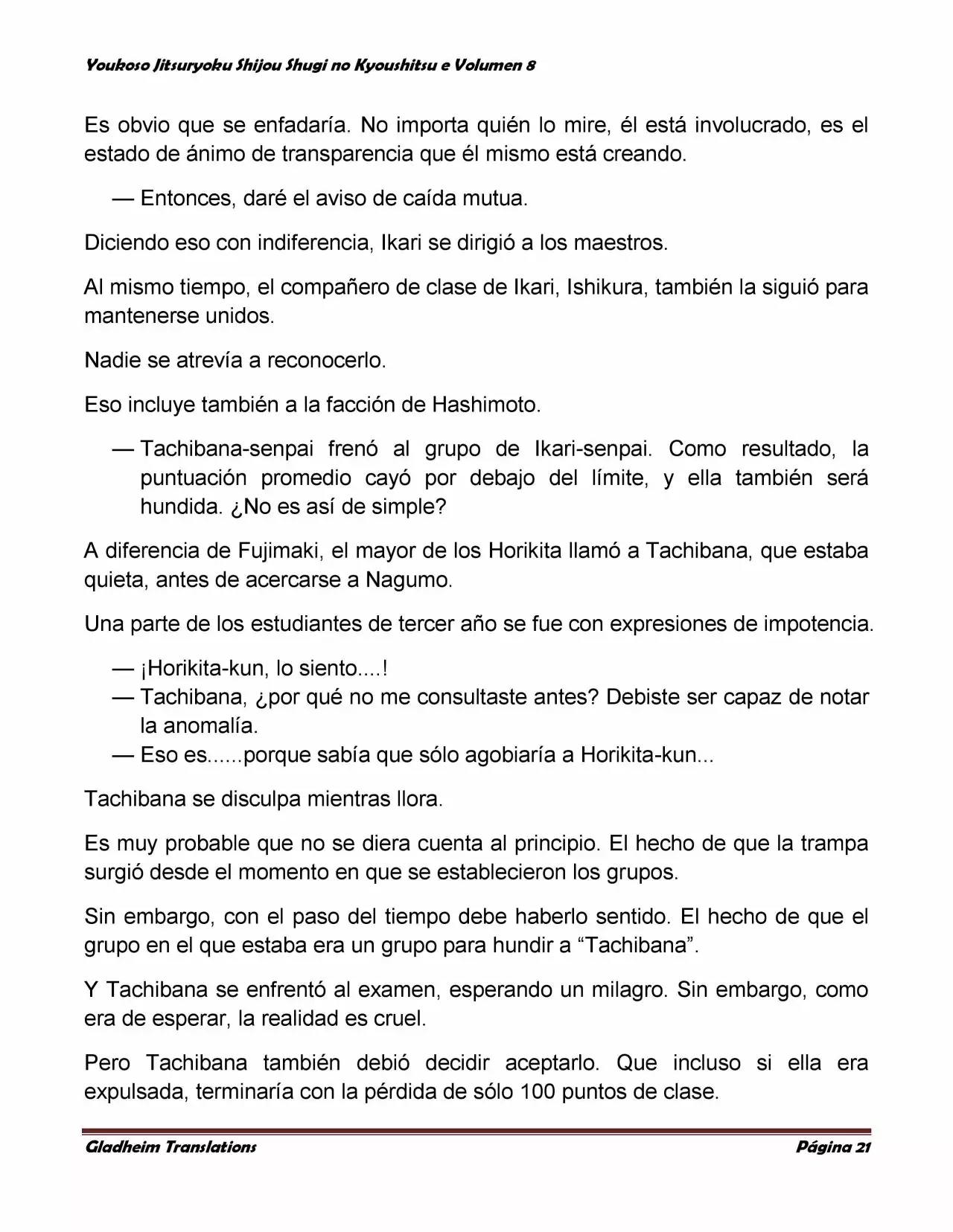 Página 21 del Manga