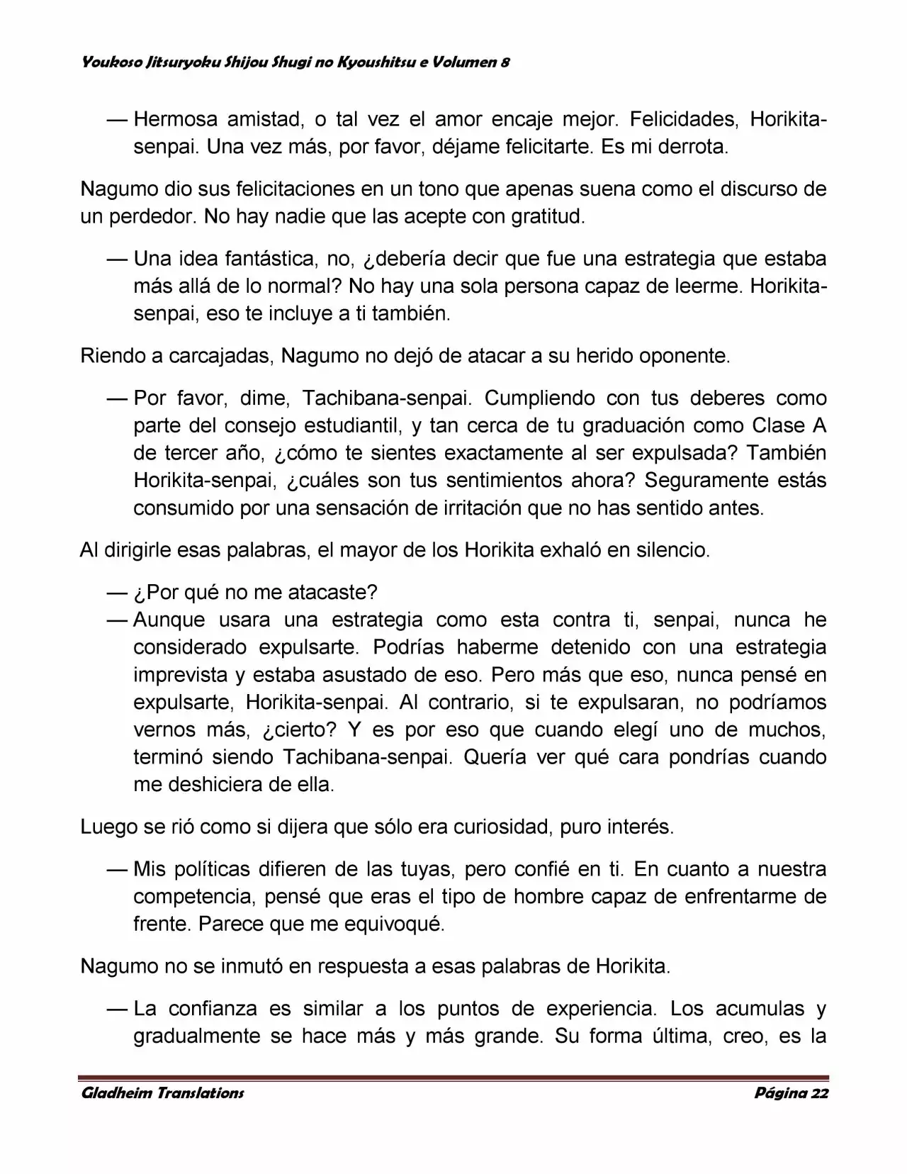 Página 22 del Manga