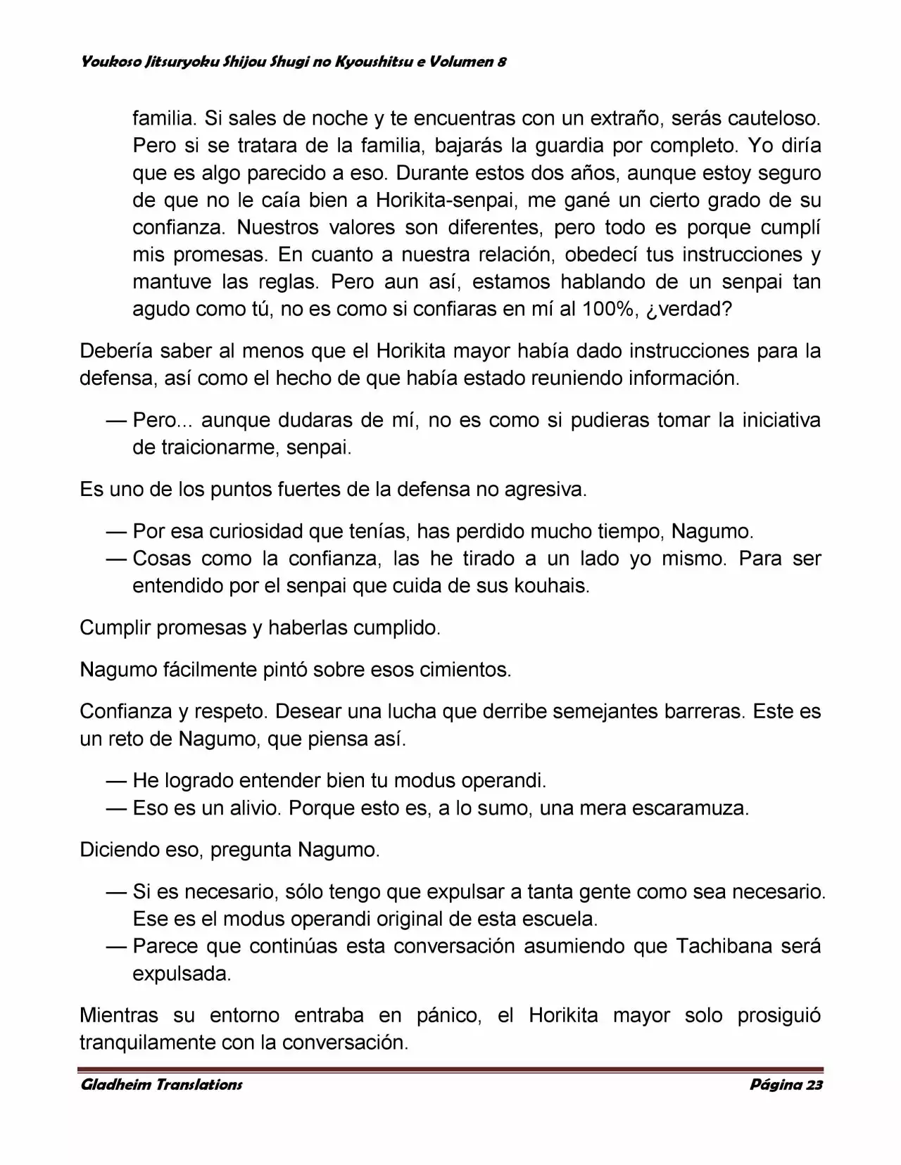 Página 23 del Manga