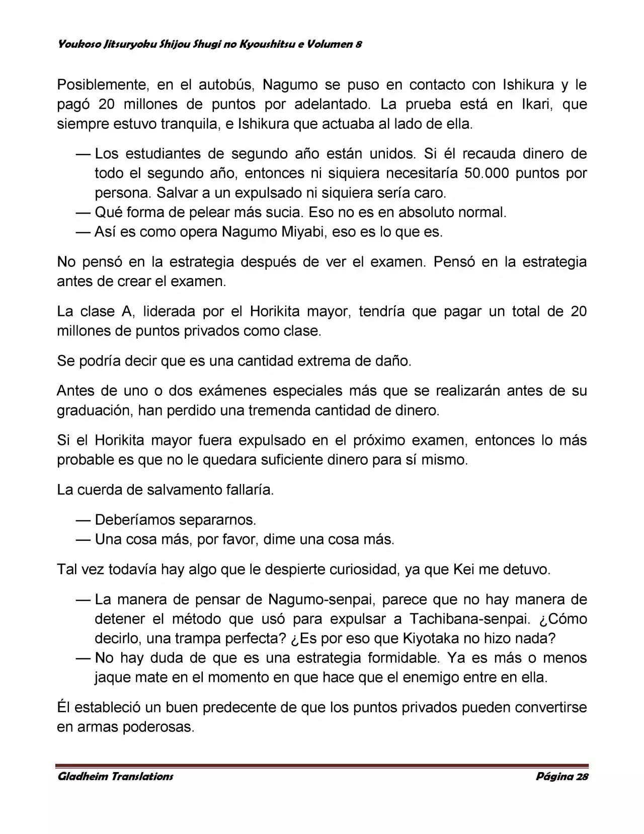 Página 28 del Manga