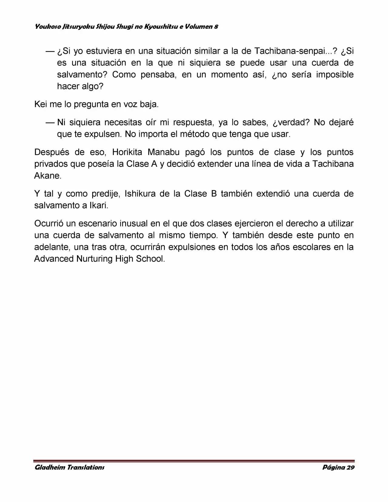 Página 29 del Manga