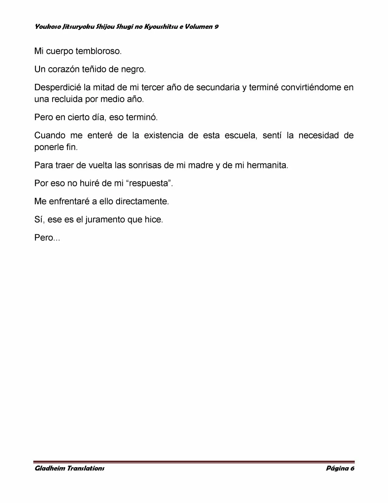 Página 6 del Manga
