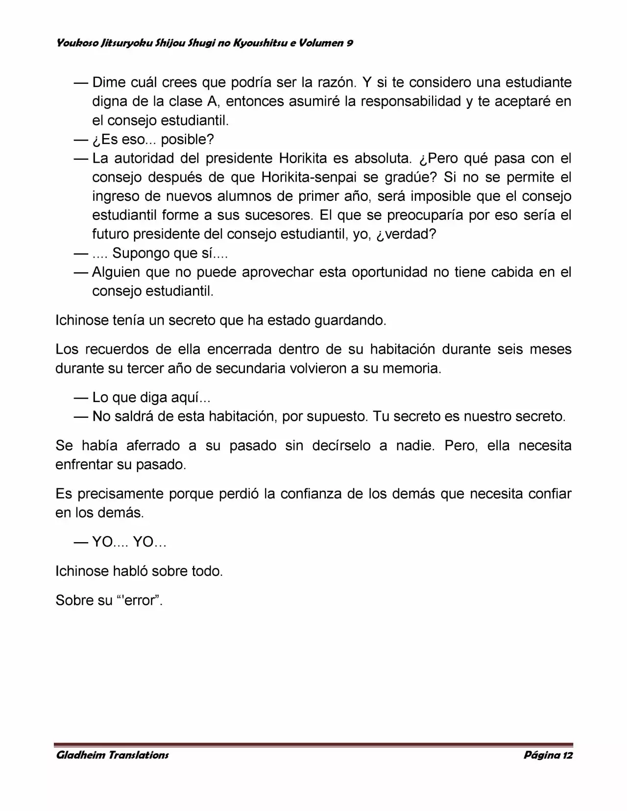 Página 12 del Manga