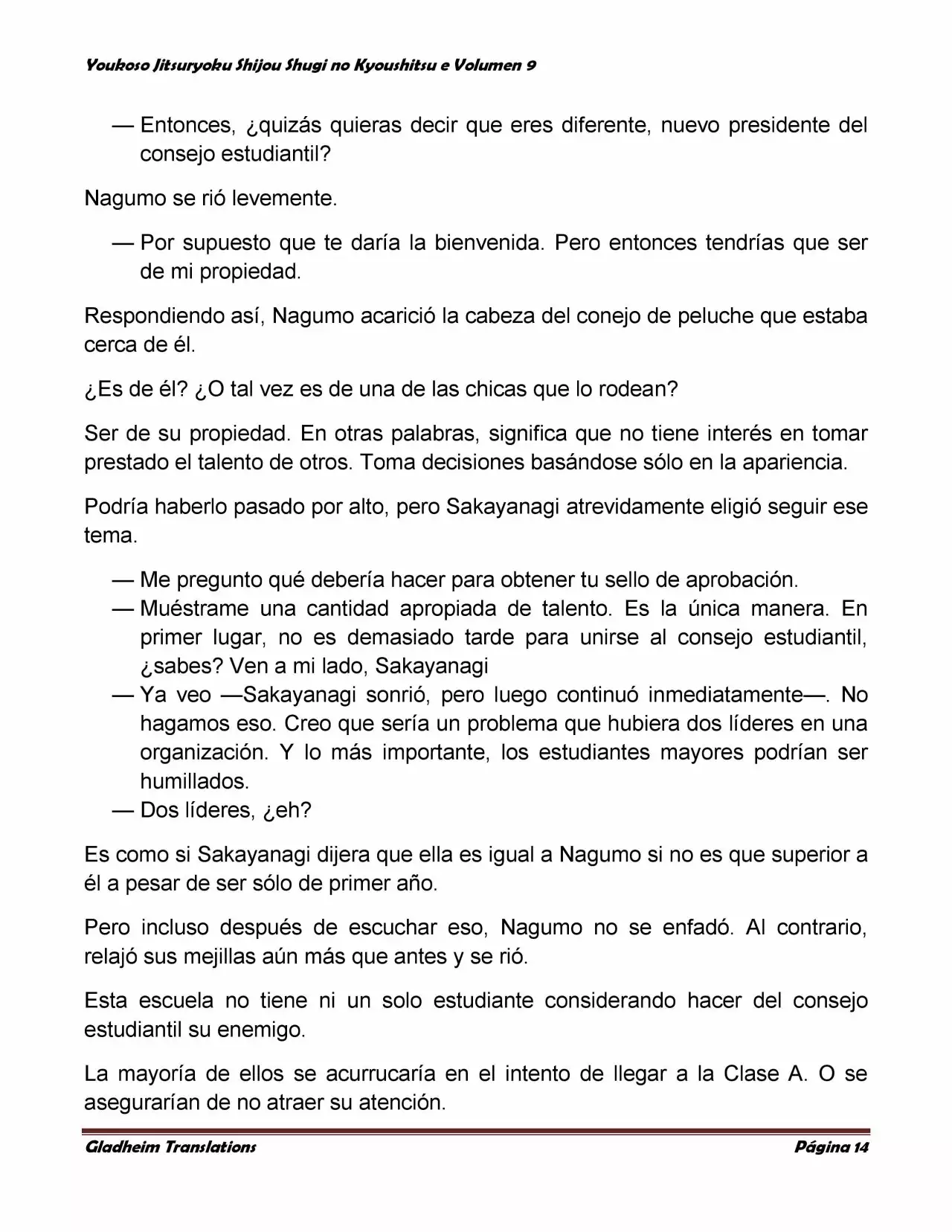 Página 14 del Manga