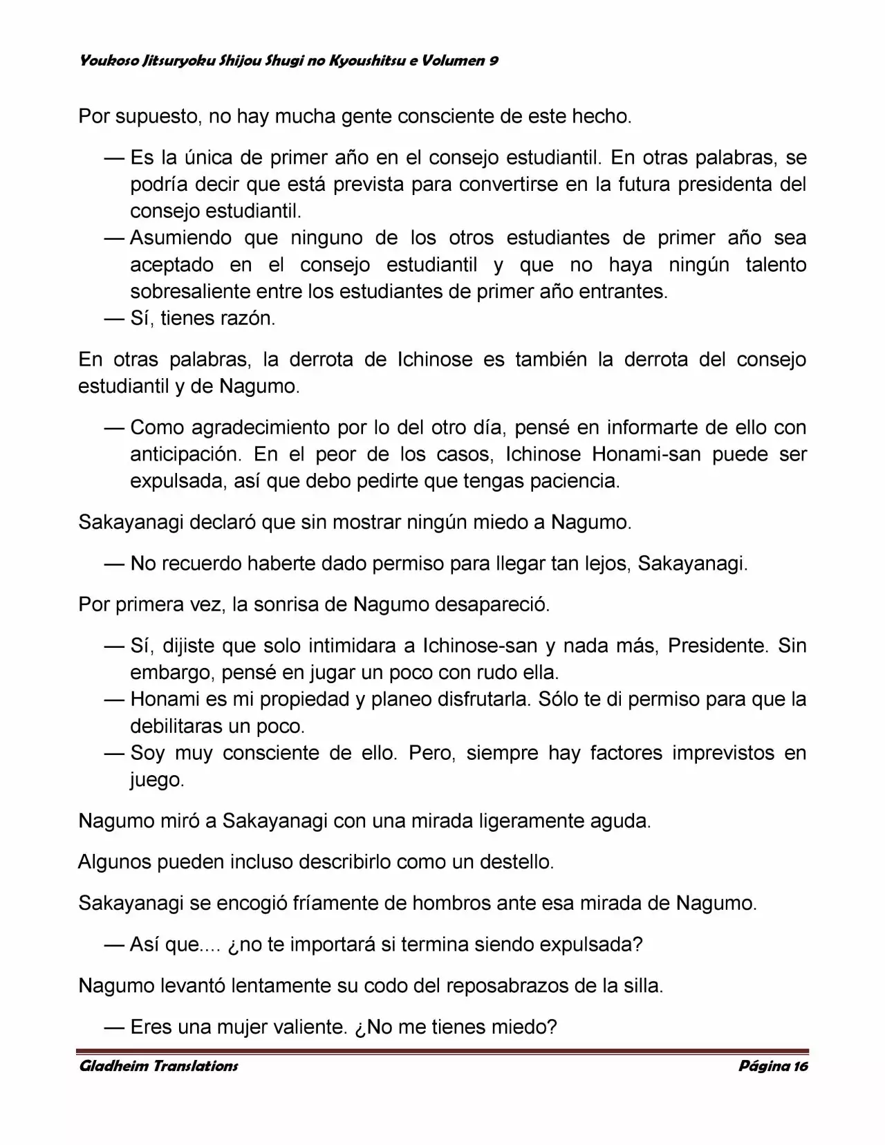 Página 16 del Manga