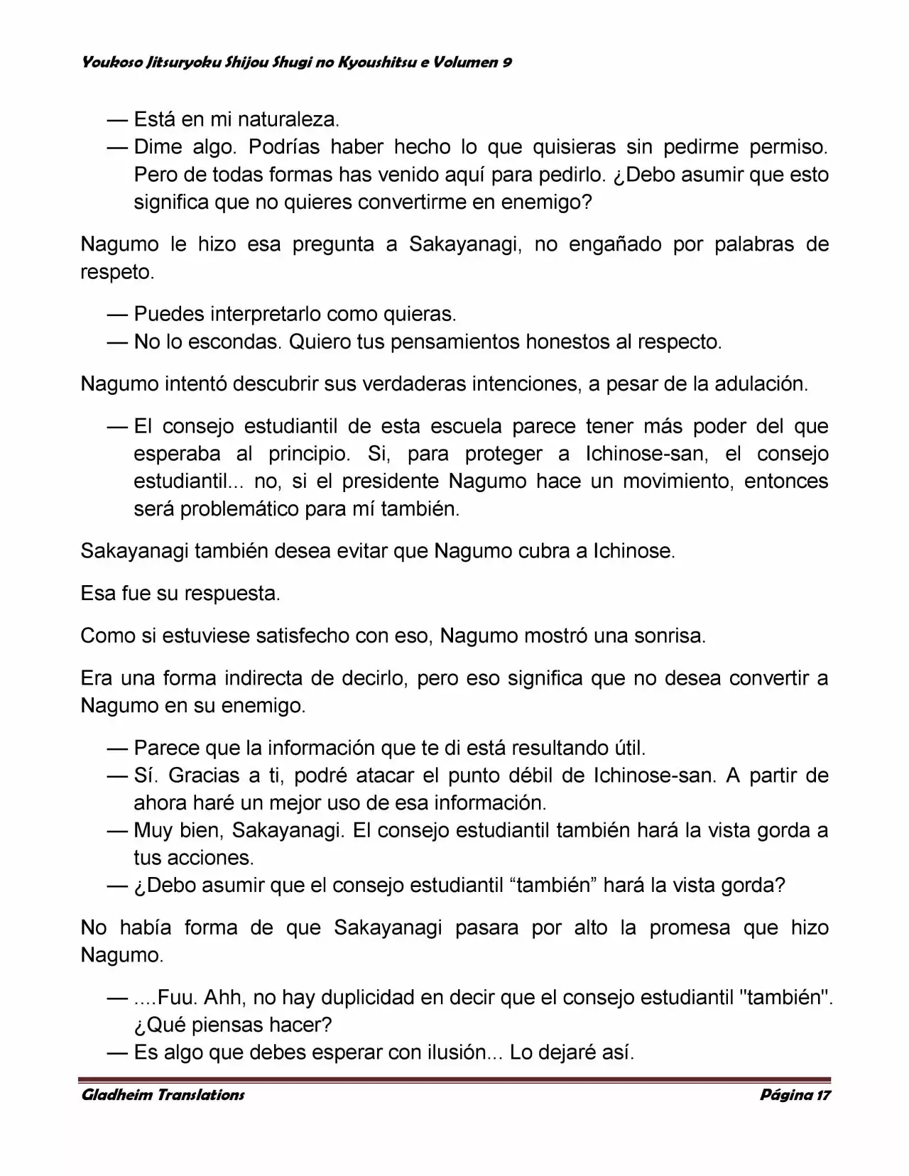 Página 17 del Manga