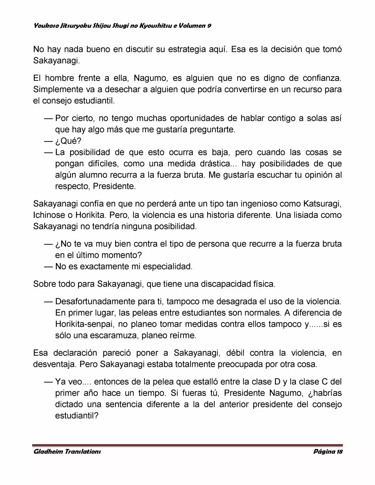 Página 18 del Manga