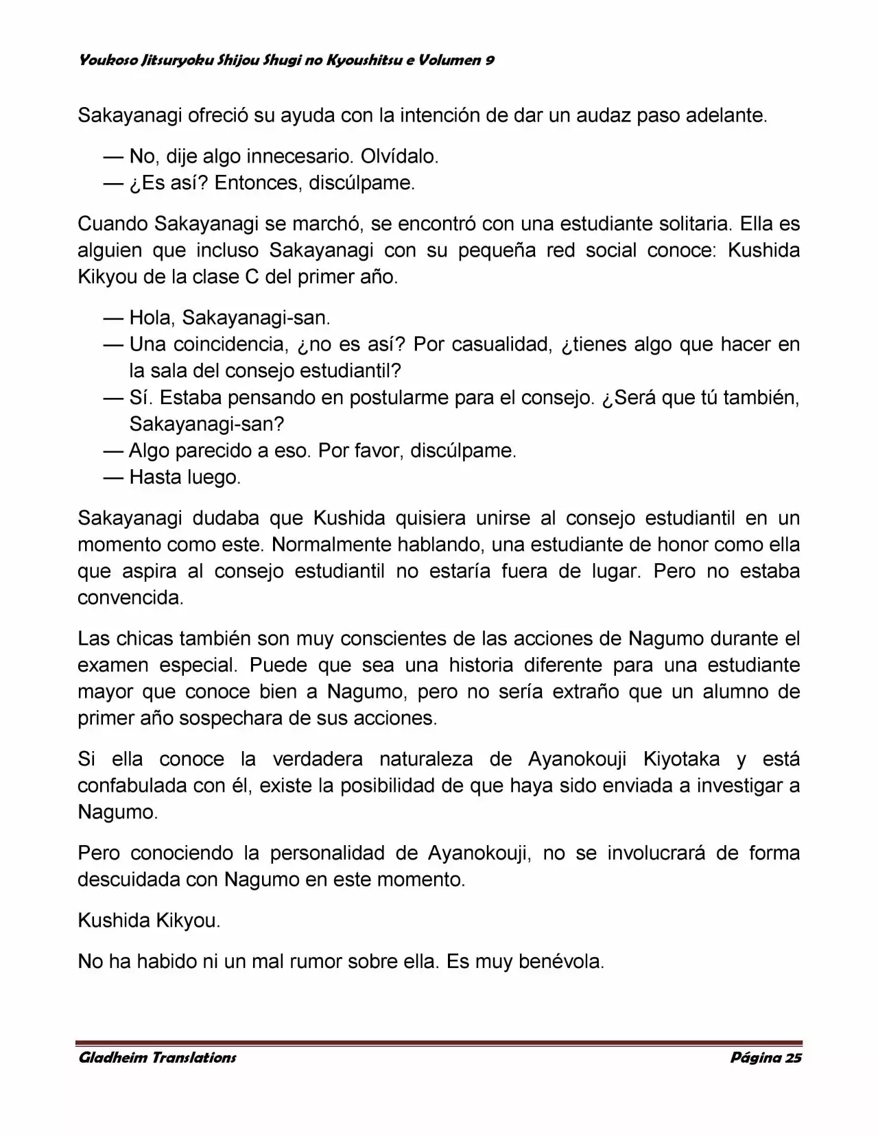 Página 25 del Manga