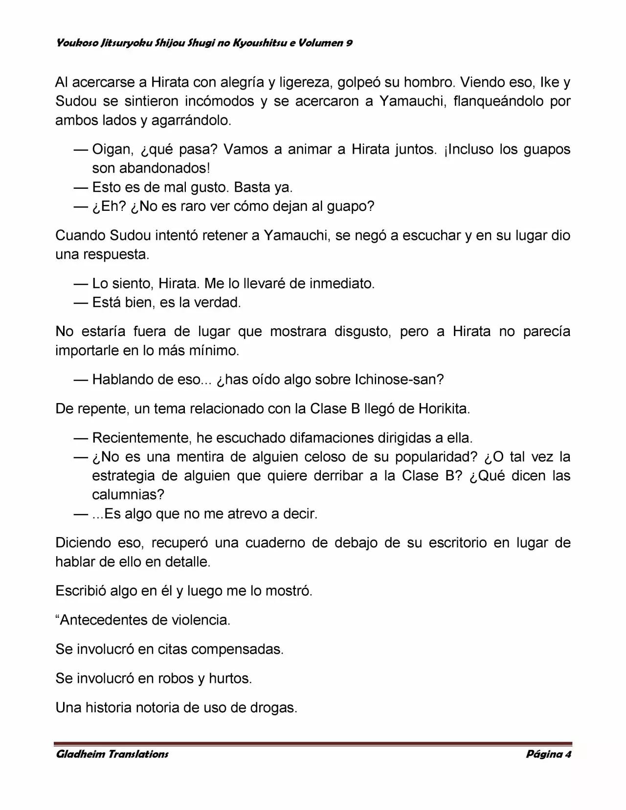 Página 4 del Manga