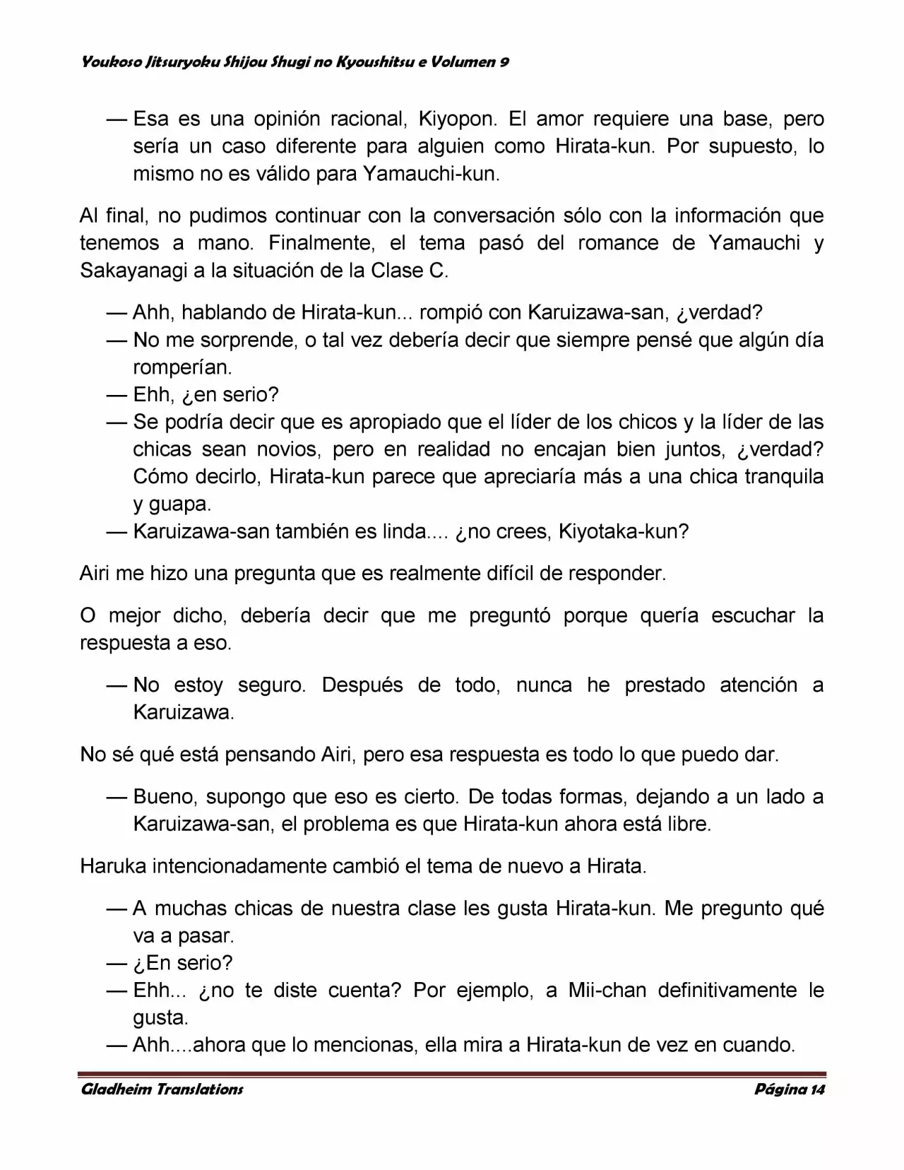 Página 14 del Manga