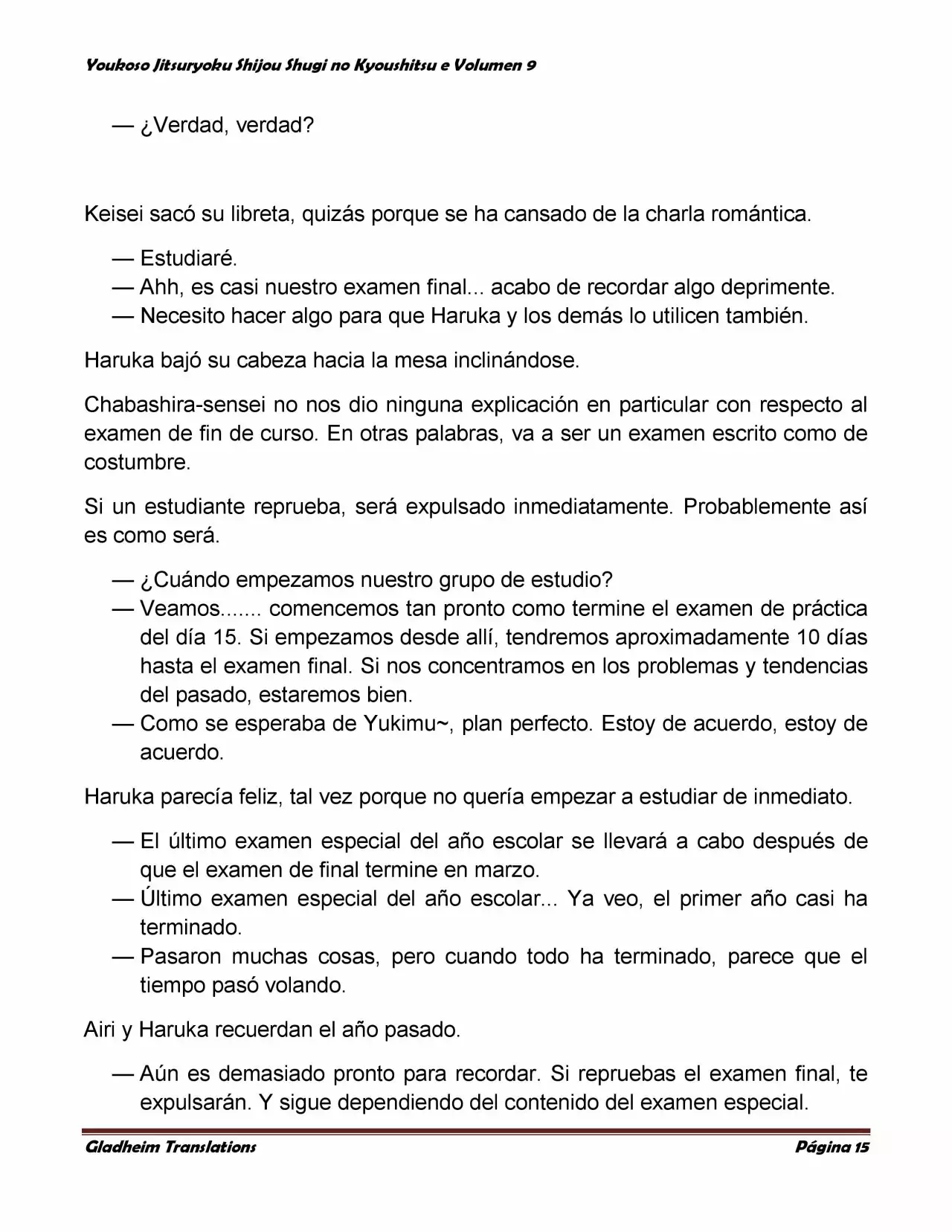 Página 15 del Manga