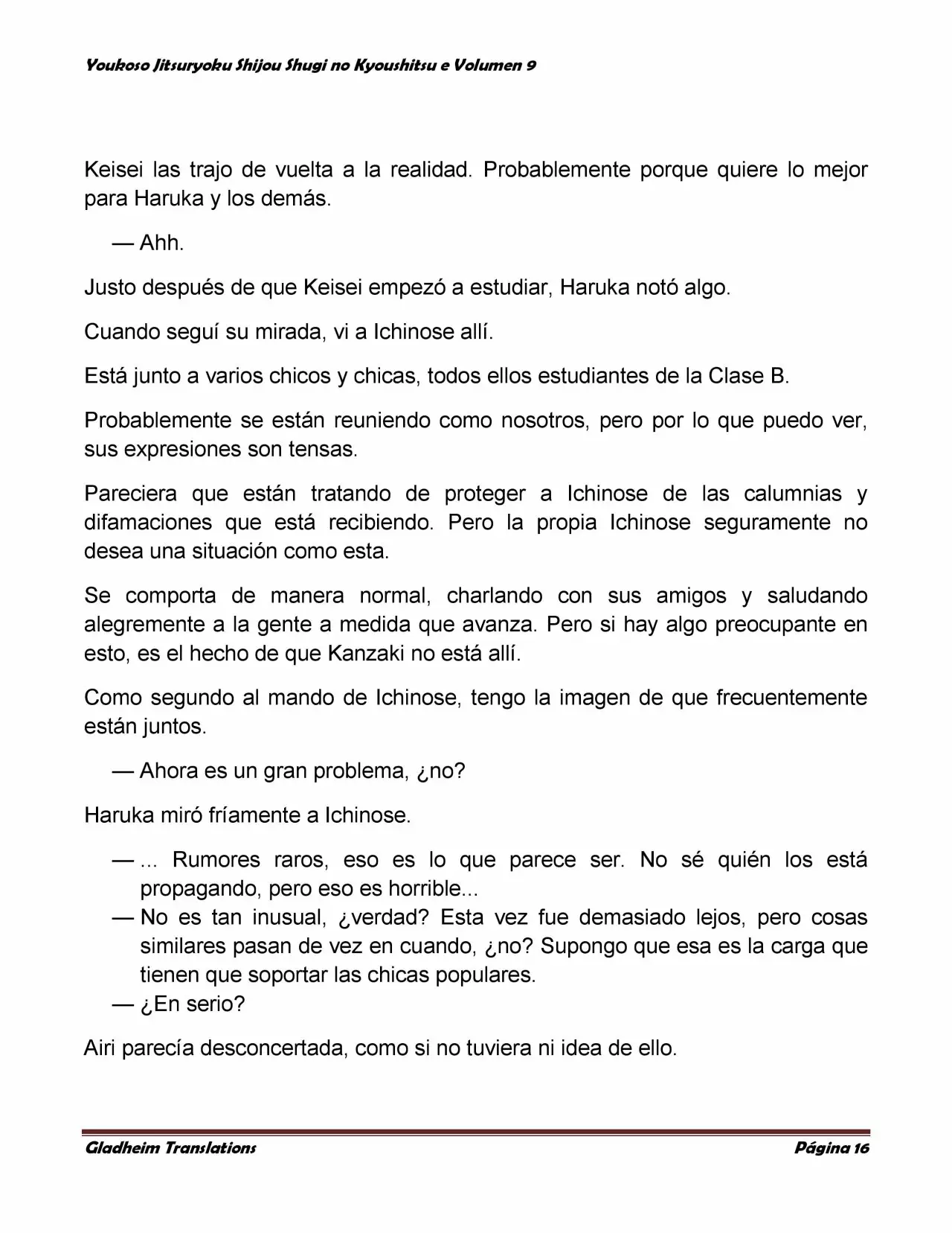 Página 16 del Manga