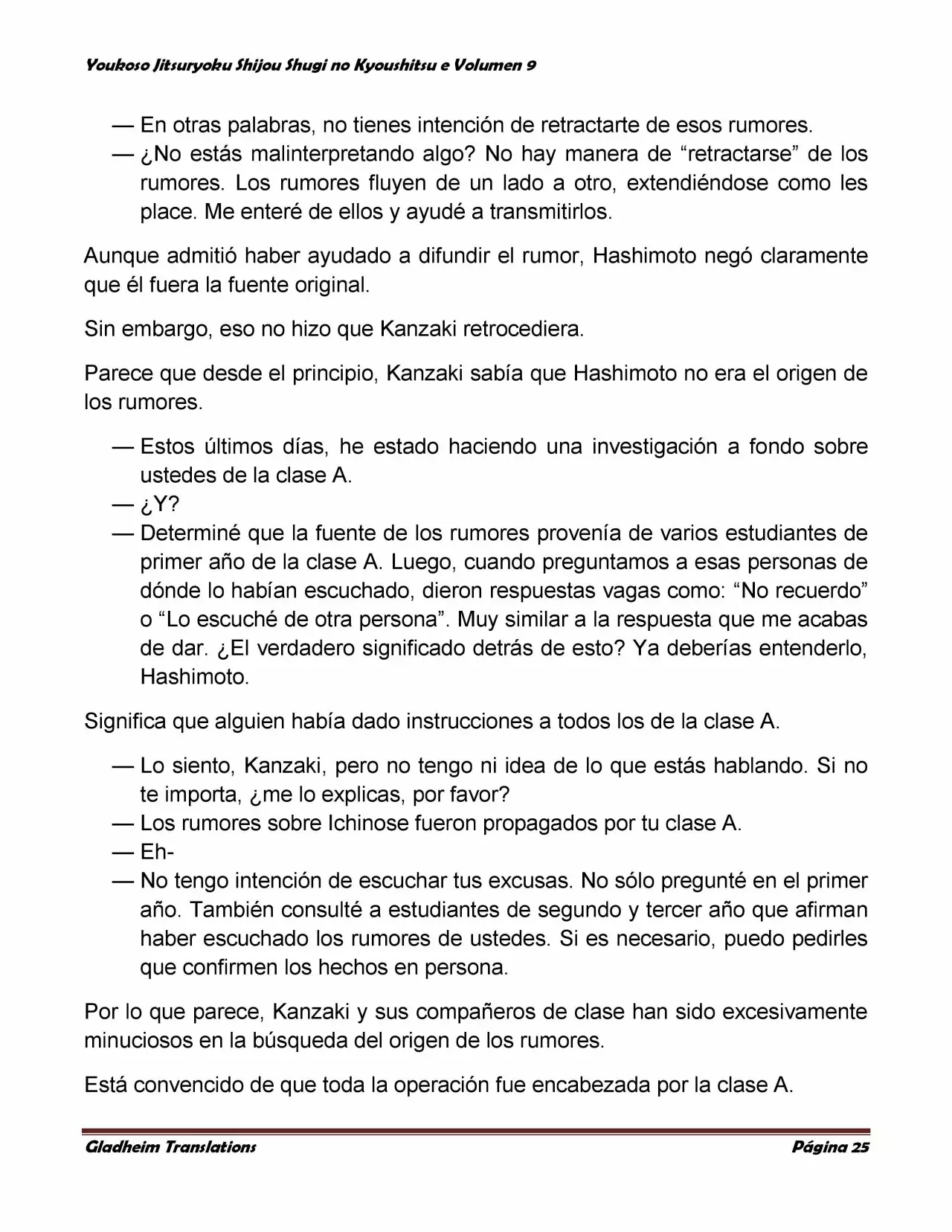 Página 25 del Manga