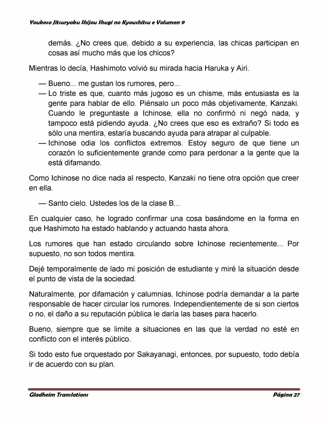 Página 27 del Manga